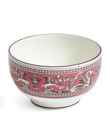 Harrods Wedgwood Florentine Fuchsia Bone China Rice Bowl 10.5cm- Buy online at McGrocer