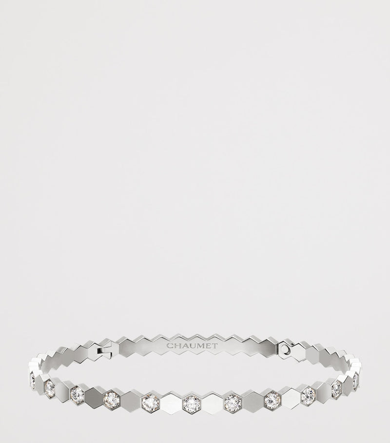 Chaumet Bee de Chaumet white gold diamond bracelet (British brand)