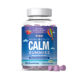 Holland & Barrett Natural Vitality Calm Kids Magnesium 90mg 60 Vegan Gummies- Buy online at McGrocer
