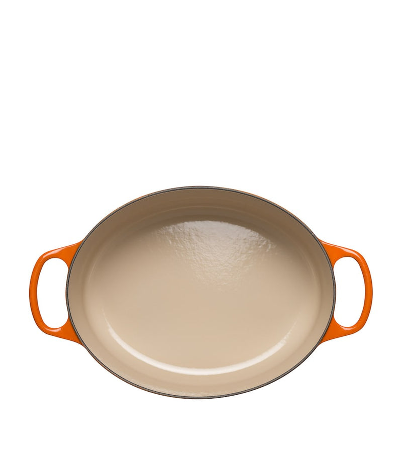 Le Creuset cast iron casserole oval dish 40cm, UK version