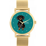 Superdrug Toff London Green Ladies Black Dachshund Dog Watch- Buy online at McGrocer
