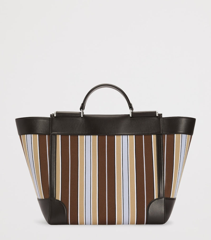 Dolce&Gabbana striped Sicily tote bag, imported from the UK