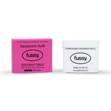 Holland & Barrett Fussy Natural Deodorant Refill Coconut Milk 40g- Buy online at McGrocer