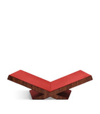 Assouline Culture bookstand in walnut and leather, UK version