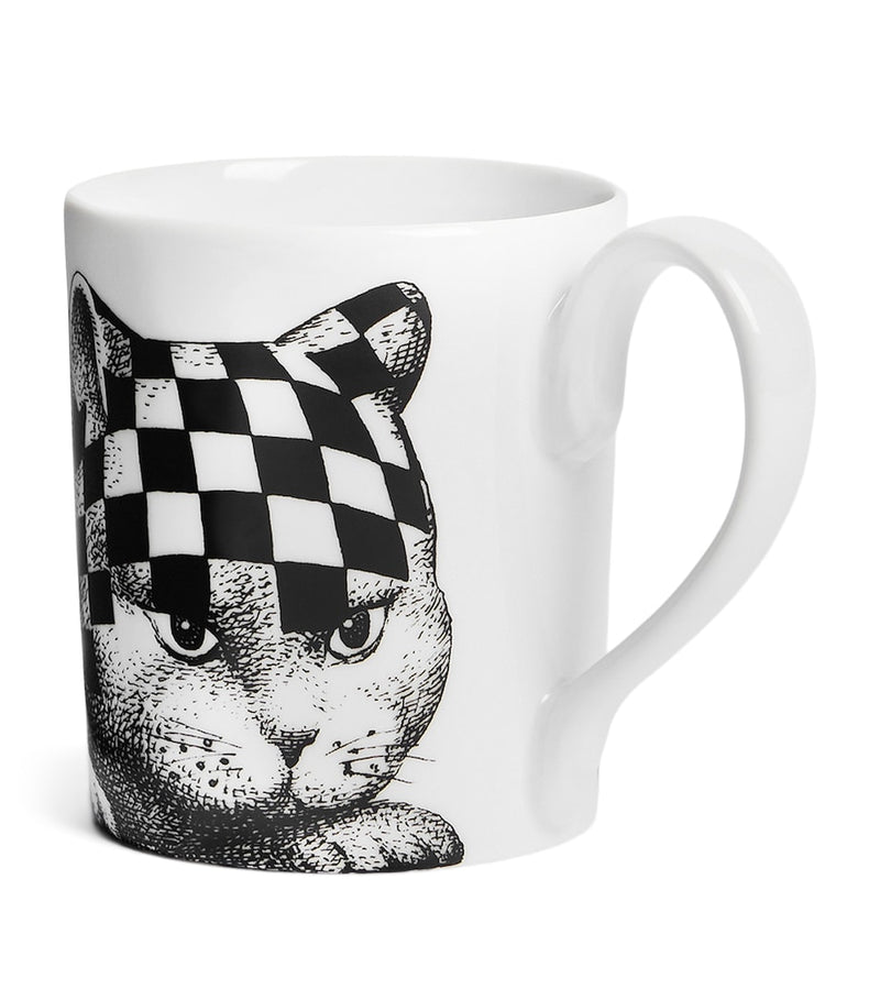 Fornasetti Porcelain High Fidelity Mug - British product