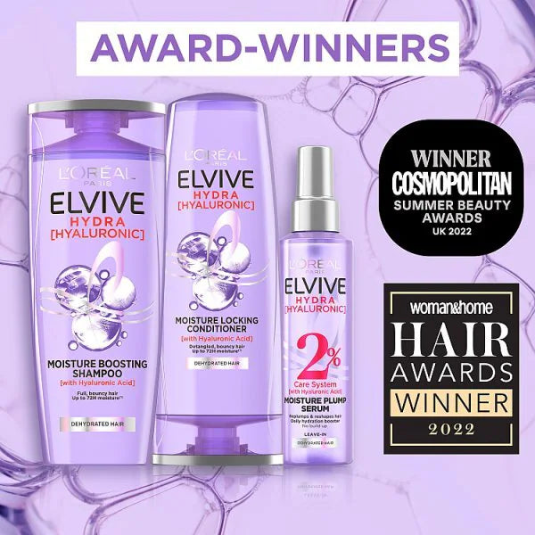L'Oréal Elvive Hyaluronic Moisture Serum for hair, UK version