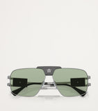 Versace Sunglasses Steel 0VE2251, imported from the UK