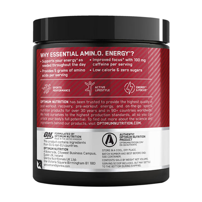 Optimum Nutrition Amino Energy Fruit Fusion 270g, importiert aus dem Vereinigten Königreich