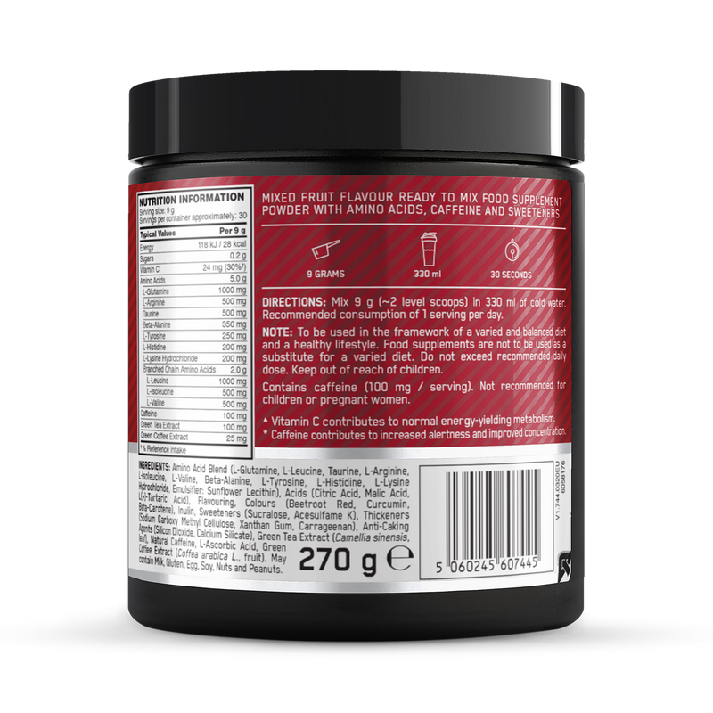 Optimum Nutrition Amino Energy Fruit Fusion 270g, importiert aus dem Vereinigten Königreich