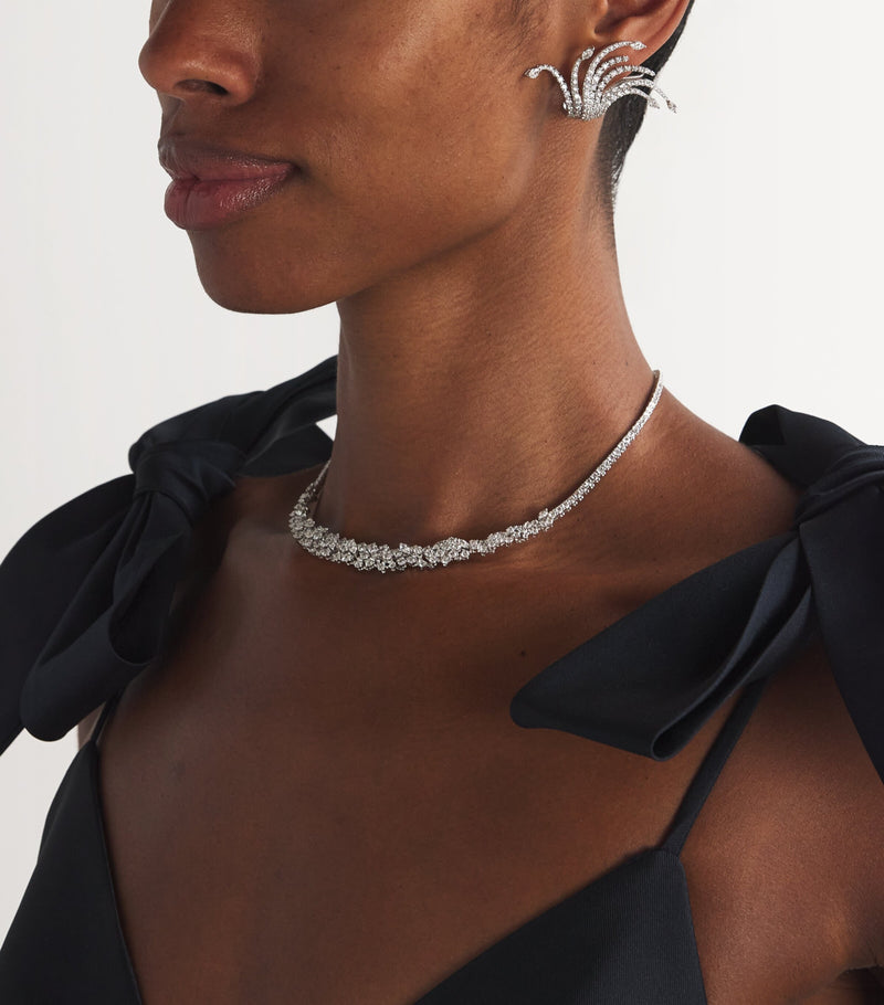 Yeprem Y-Couture white gold diamond earrings (British brand)