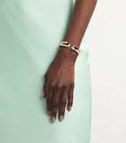 Engelbert Yellow Gold and Diamond Margareta Bangle - British product