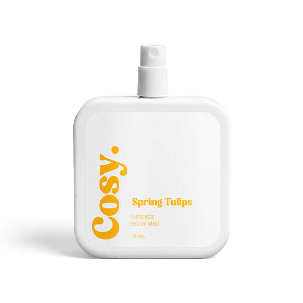 Cosy Spring Tulips body mist fragrance 30ml (British brand)