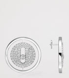 Messika Lucky Move diamond stud earrings 0.48ct - British product