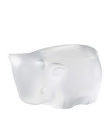 Harrods Lalique x Han Meilin Crystal Ox Ornament 10cm Single Decoration- Buy online at McGrocer