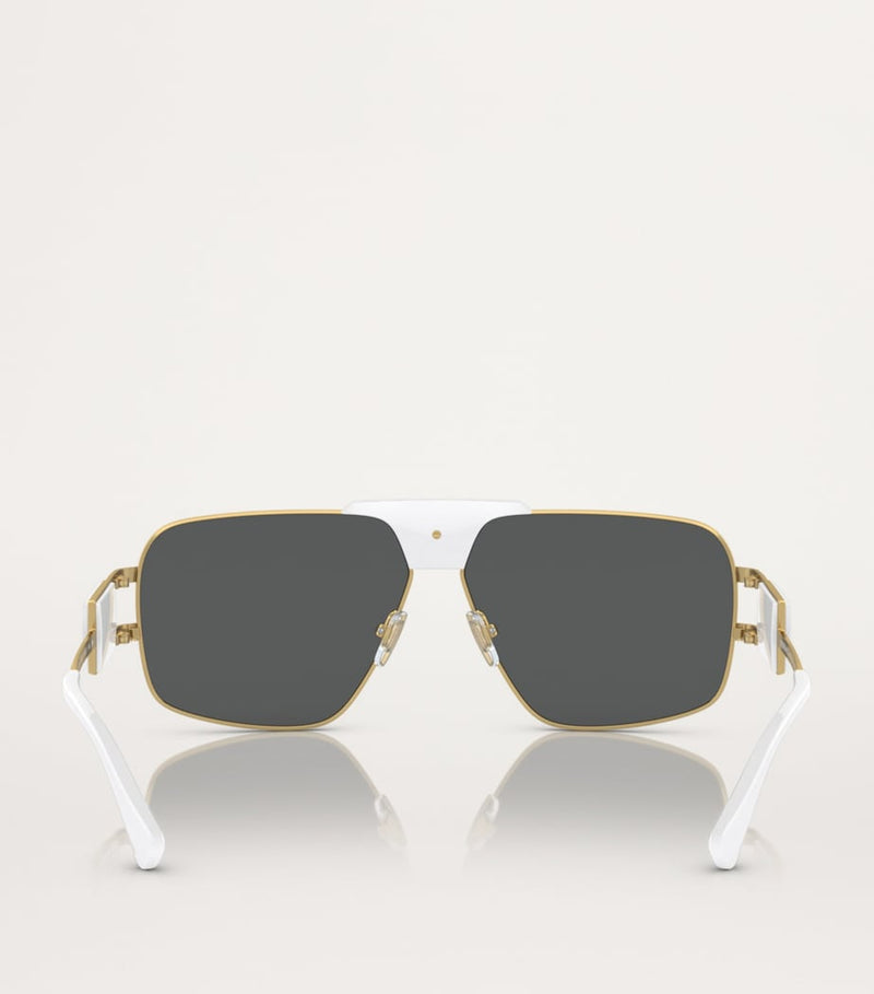 Versace steel sunglasses model 0VE2251, imported from the UK
