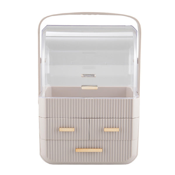 Livingandhome desk drawer organizer 3 drawer pink, imported from the UK
