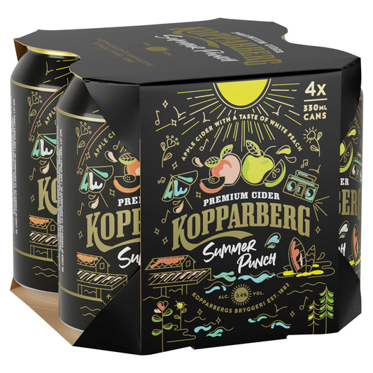 Kopparberg Premium Cider Summer Punch 4x330ml GOODS Sainsburys   
