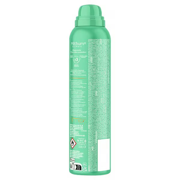 Mitchum 72H Antiperspirant Spray Bright Floral 250ml, imported from the UK