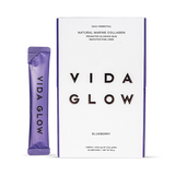 Holland & Barrett Vida Glow Marine Collagen Blueberry Food Supplement With Sweetener 30 Sachets- Buy online at McGrocer