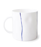 Feldspar fine bone china stripe tea mug - British product