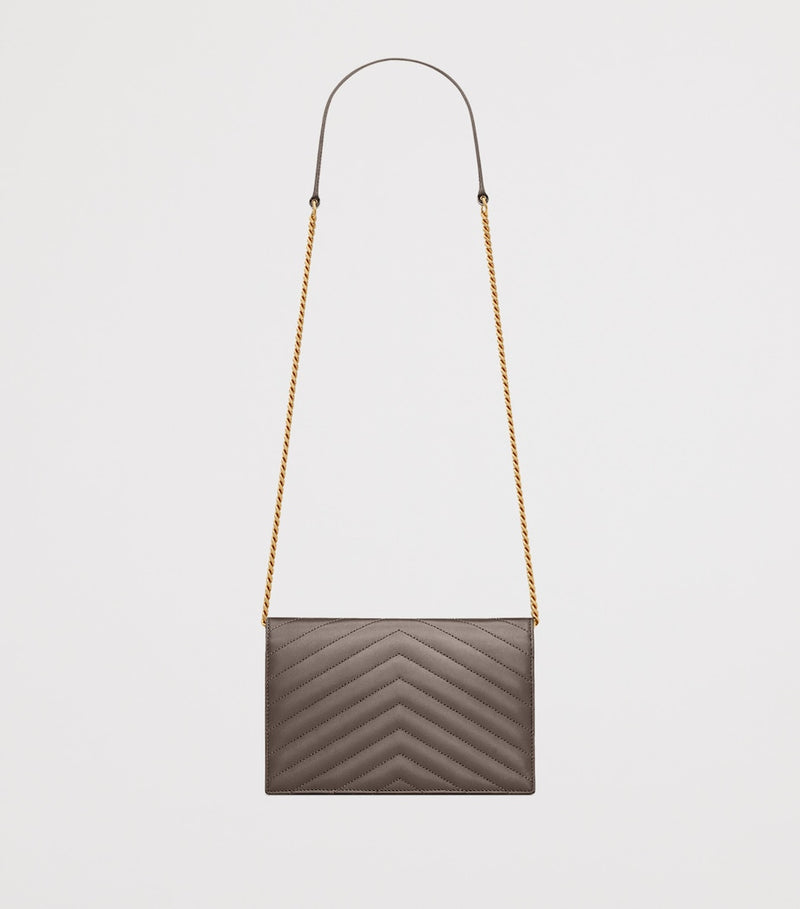 Saint Laurent calfskin envelope chain wallet - British product