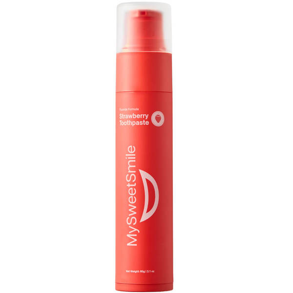 MySweetSmile strawberry toothpaste imported from the UK
