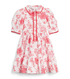 Patachou Red Blossom dress 3-12 years, imported from the UK
