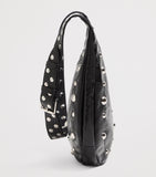 Valentino Garavani small leather Hoboho shoulder bag, imported from the UK