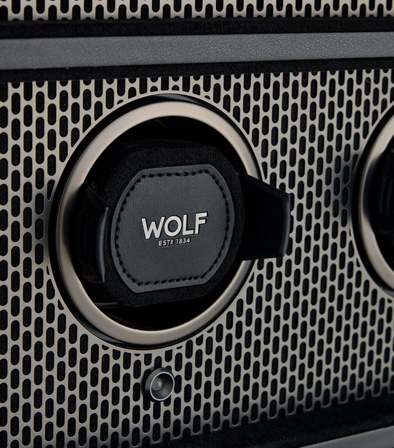 WOLF Axis 12-Piece watch winder cabinet, UK version