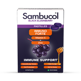 Holland & Barrett Sambucol Immuno Forte Pastilles Blackcurrant Immune Defence- Buy online at McGrocer