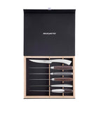 Bugatti set of 6 stainless steel steak knives, UK version