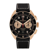 Harrods Bremont x Jimmy Chin Terra Nova Rose Gold and Leather Chronograph Watch 42.5mm- Buy online at McGrocer