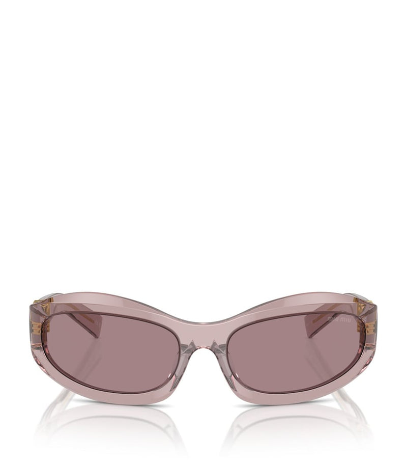 Miu Miu acetate oval sunglasses, imported from the UK