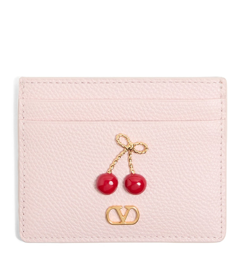 Valentino Garavani VLogo Cherryific card holder - British product