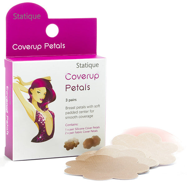 Statique Breast Petals Silicone Satin 3 Pack (British brand)