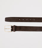 Santoni suede belt 3.5cm width - British product