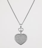Chopard white gold diamond pendant - British product