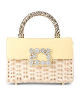 Harrods Roger Vivier Mini Rattan Top-Handle Bag- Buy online at McGrocer