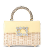 Roger Vivier mini rattan top-handle bag - British product