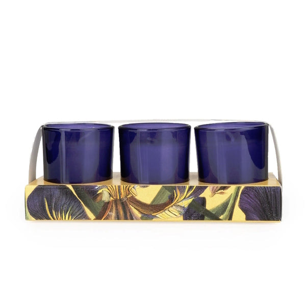 Candlelight Set of 3 Mini Candles - Iris & Tonka Bean