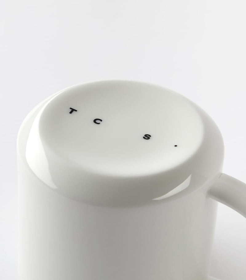 The Conran Shop Arc bone china mug, approx. 9cm x 9cm (British brand)