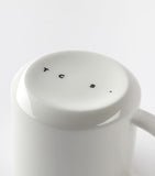 The Conran Shop Arc bone china mug, approx. 9cm x 9cm (British brand)