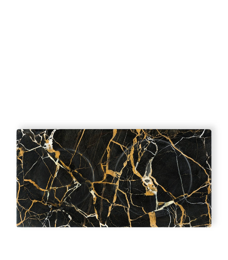 Marchanta marble diffuser tray, approximately 13cm by 25.5cm, imported from the UK