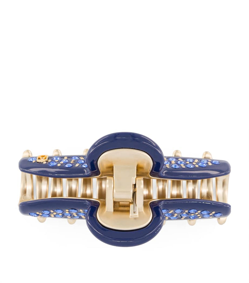 Alexandre de Paris gold-plated claw hair clip 7.5cm (British brand)