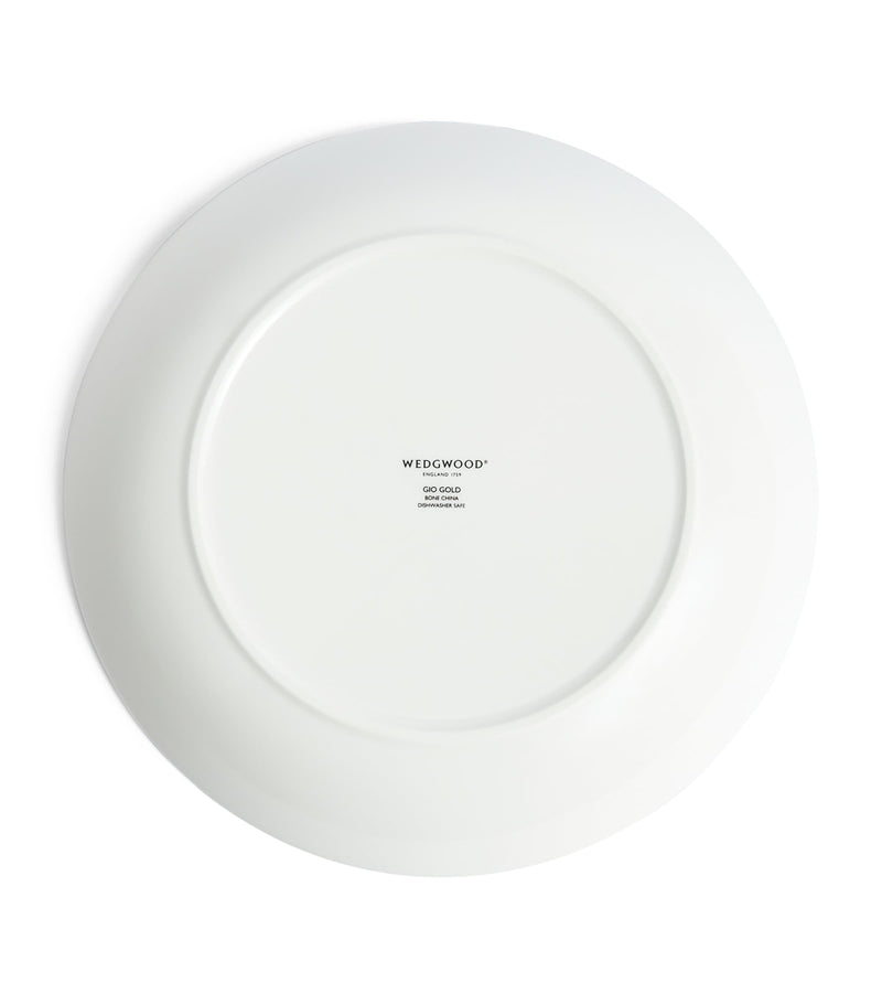 Wedgwood Gold-Trim Gio deep plate 22cm (British brand)