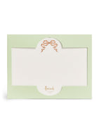 Harrods blue bow cards pack of 10, UK version