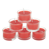 Superdrug Livingandhome 6-Piece Vegetable Wax Scented Candle Set - Red- Buy online at McGrocer