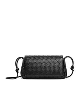 Harrods Bottega Veneta Leather Notturno Pouch - H11cm x W21cm x D9cm- Buy online at McGrocer