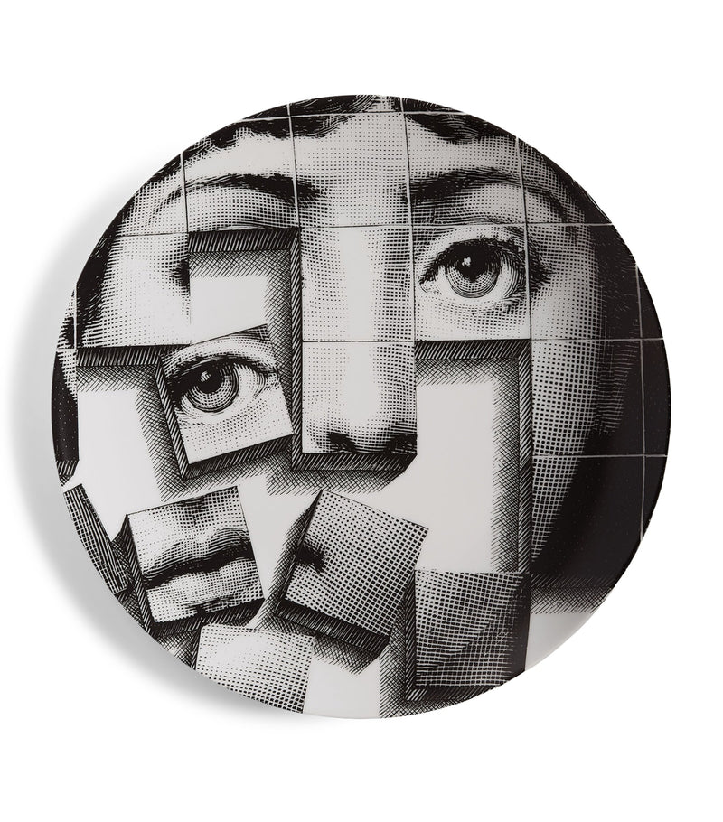 Fornasetti Tema e Variazioni No. 180 wall plate 26cm - British product