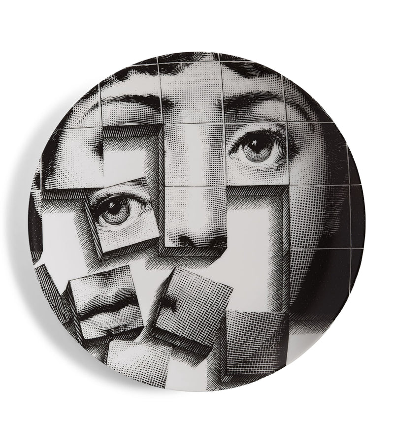 Fornasetti Tema e Variazioni No. 180 wall plate 26cm - British product